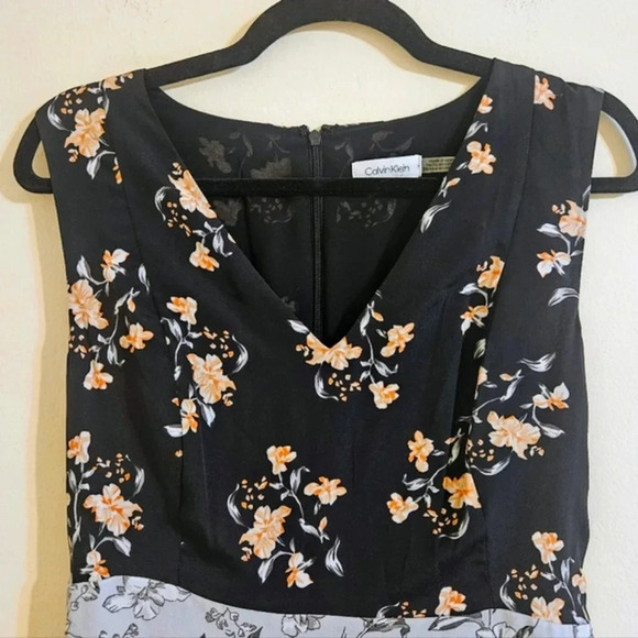 Calvin Klein Mixed Print Dress - Picture 3 of 8